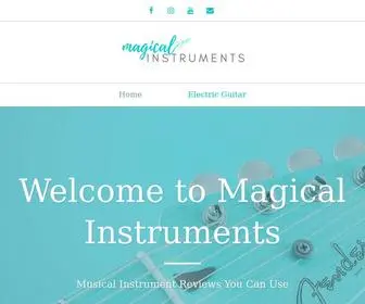 Magicinstruments.com(Magical Instruments) Screenshot