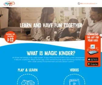 Magickinder.com(Kinder Nederland) Screenshot