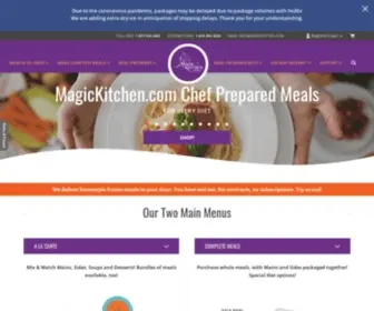 Magickitchen.com(Freshly Prepared Meals Delivered to Your Door) Screenshot