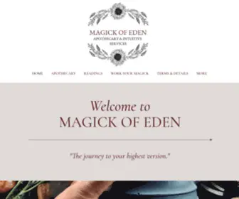 Magickofeden.com(Tarot) Screenshot