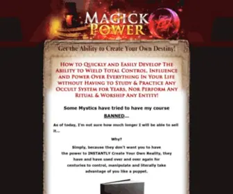 Magickpower.com(Magick power) Screenshot