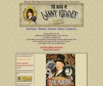 Magiclanny.com(The Magic of Lanny Kibbey) Screenshot