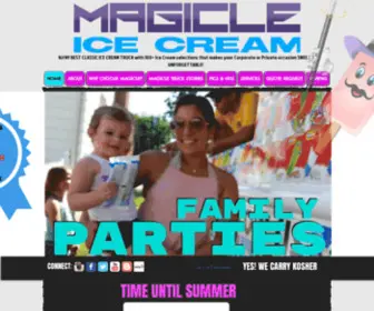 Magicleicecream.com(Magicle Ice Cream Truck Rental in New Jersey) Screenshot