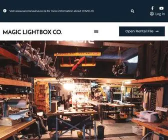 Magiclightbox.com(Film Industry Rentals) Screenshot