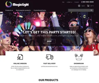 Magiclightproducts.com(Magic Light) Screenshot