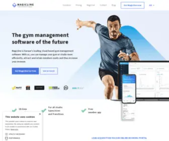 Magicline.com(The gym management software of the future) Screenshot