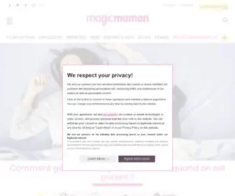 Magicmaman.com(Le site web des futures mamans et jeunes parents) Screenshot
