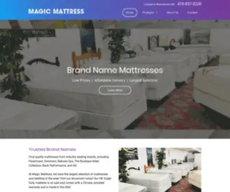 Magicmattress.com(Magic Mattress) Screenshot