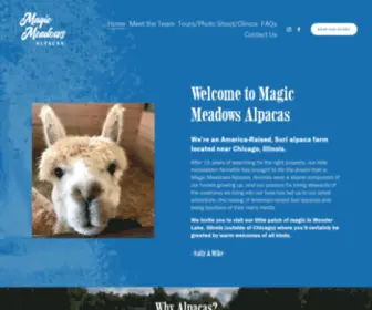 Magicmeadowsalpacas.com(Magic Meadows Alpacas) Screenshot