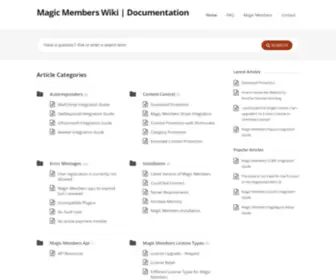 Magicmembershelp.com(Magic Members Help) Screenshot