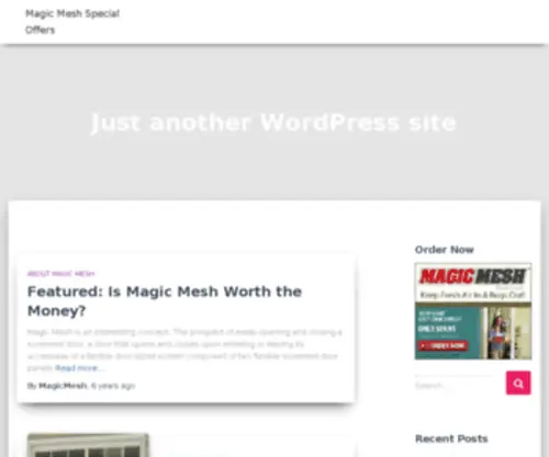 Magicmeshoffer.com(Magic Mesh Special Offers) Screenshot