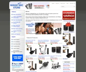 MagicmicStore.com(Magic Sing) Screenshot