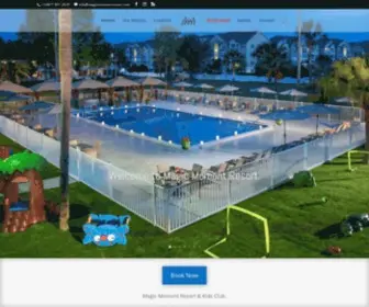 Magicmomentresort.com(Magic Moment Resort & Kids Club ASI WebRes HTML Script) Screenshot