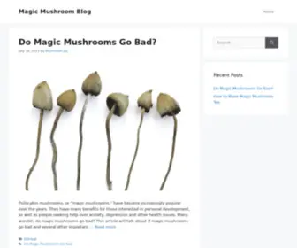 Magicmushroomjar.com(Magic Mushroom Blog) Screenshot