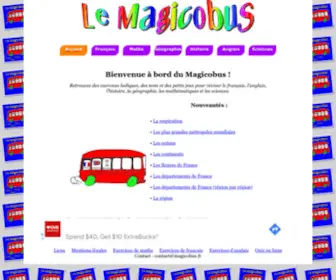 Magicobus.fr(Le bus éducatif) Screenshot