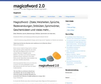 Magicofword.com(Große) Screenshot