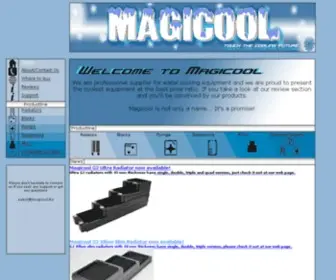 Magicool.biz(Magicool Your Watercooling Expert) Screenshot