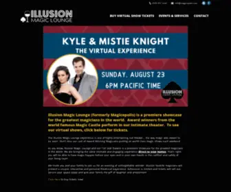 Magicopolis.com(Illusion Magic Lounge brings the world's best magicians to Santa Monica. Our experience) Screenshot