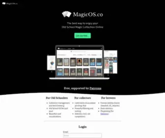 Magicos.co(Enjoy your Old School Magic Collection Online) Screenshot