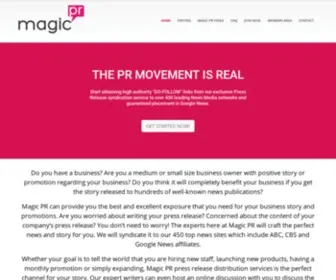 MagicPR.net(Magic PR) Screenshot