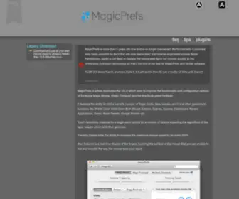 MagicPrefs.com(MagicPrefs) Screenshot