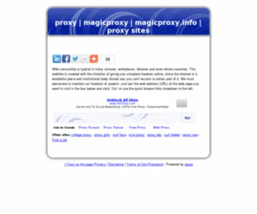MagicProxy.info(Proxy) Screenshot