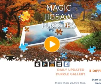 MagicPuzzles.net(Magic Jigsaw Puzzles) Screenshot