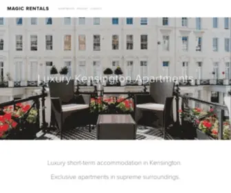 Magicrentals.com(Short Term Apartments London Madrid) Screenshot