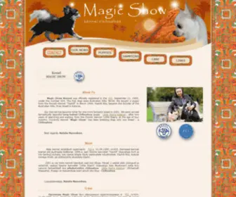 Magicshowkennel.com(Chihuahua kennel in Estonia) Screenshot