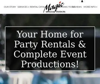Magicspecialevents.com(Magic Special Events) Screenshot