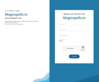 Magicspells.in(Wicca And Witchcraft) Screenshot