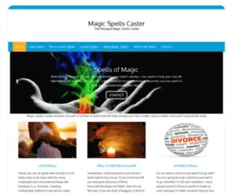 Magicspellscaster.com(Magic Spells Caster) Screenshot