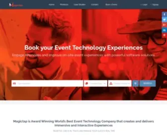 Magictap.events(Book your Technology Experiences) Screenshot