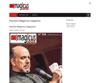 Magicus.org(Le magazine des presti) Screenshot