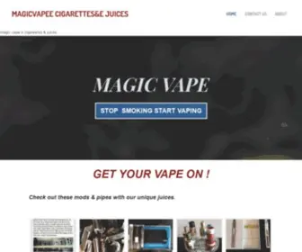 MagicVape280.com(MAGICVAPEE CIGARETTES&E JUICES) Screenshot