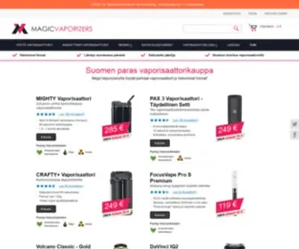 MagicVaporizers.fi(Suomen paras vaporisaattorikauppa) Screenshot