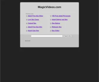 MagicVideos.com(The Leading Magic Video Site on the Net) Screenshot