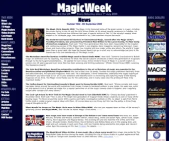 Magicweek.co.uk Screenshot
