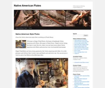 Magicwindflutes.com(Native American Flutes) Screenshot