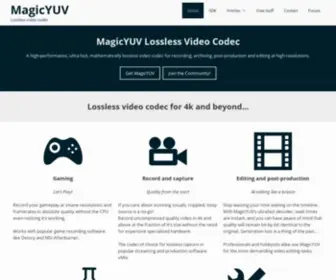 Magicyuv.com(Lossless video codec) Screenshot