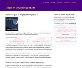 Magie-Voyance.info(Magie et voyance gratuite) Screenshot