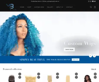 Magiebleue.com(Magie Bleue Hair) Screenshot