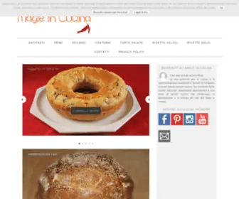 Magieincucina.com(Magie in Cucina) Screenshot