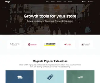 Magikcommerce.com(Premium eCommerce Themes & Templates for Magento) Screenshot