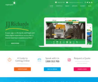 Magikdigital.com.au(A Brisbane Website Design agency) Screenshot