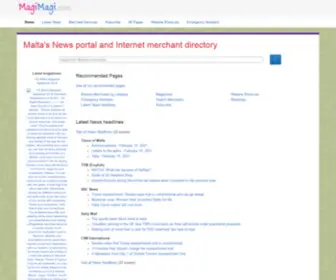 MagiMagi.com(Malta's Bridal Website) Screenshot