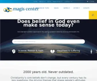 Magisreasonfaith.org(Magis Center of Reason and Faith) Screenshot