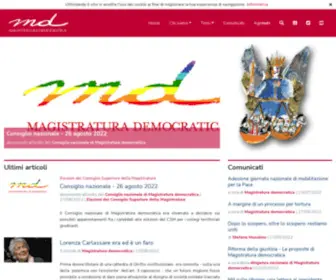 Magistraturademocratica.it(Magistraturademocratica) Screenshot
