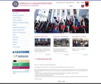 Magjistratura.edu.al(Shkolla) Screenshot