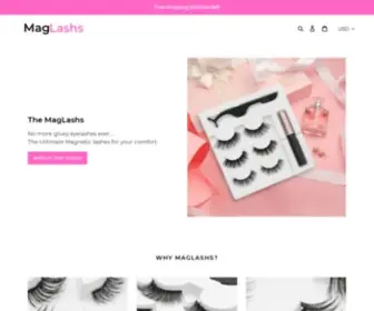 Maglashs.com(Create an Ecommerce Website and Sell Online) Screenshot